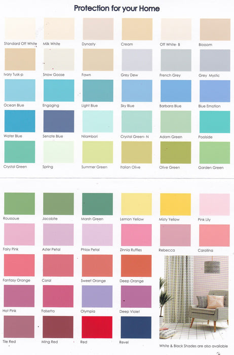 Plastic on sale paint colour